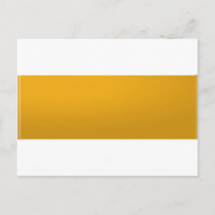 Carte Postale Modèle Gold Blank : Ajouter du texte, une image, r