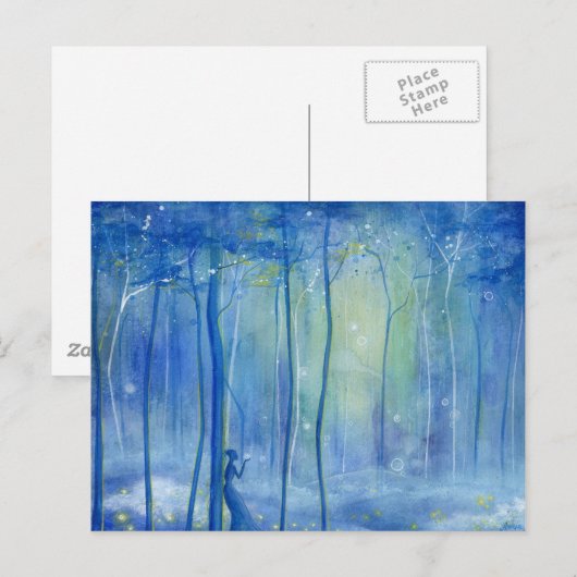 Carte postale Modèle horizontal - Customisé (Devant / Derrière)