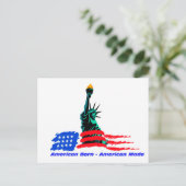 Carte postale Modèle horizontal - Customisé (Debout devant)