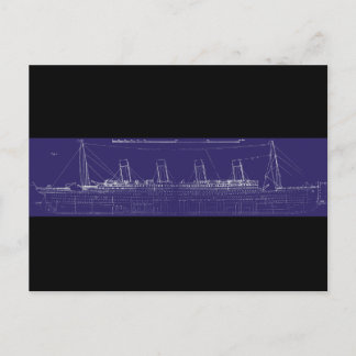 Carte Postale Modèle original de Titanic RMS, amélioré pour la c