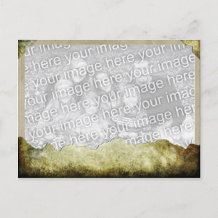 Carte Postale Modèle papier déchiré