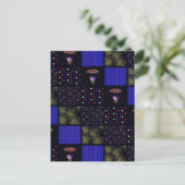 Carte Postale Modèle patchwork du 4 juillet - 4 juillet (Debout devant)