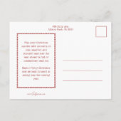 Carte Postale Modèle photo de texte personnalisé Fun Celibrate (Dos)