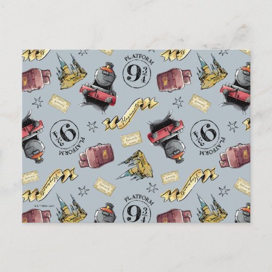 Carte Postale Modèle pour voyager à HOGWARTS™ (Devant)