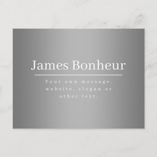 Carte Postale Modèle promotionnel modifiable pour les entreprise (Devant)