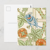 Carte Postale Modèle sans couture de treillis de William Morris (Devant / Derrière)