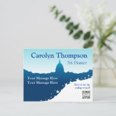 Carte postale Modèle USA National Monuments (Debout devant)