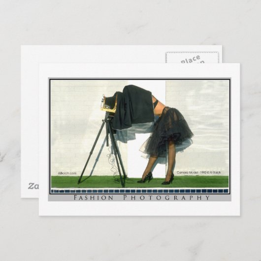 Carte Postale Modèle ZCamera (Devant / Derrière)