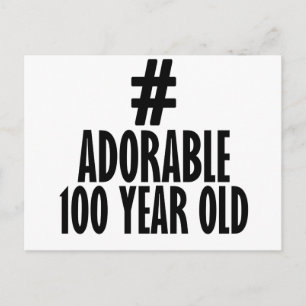 CARTE POSTALE MODÈLES D'ANNIVERSAIRE DE 100 ANS