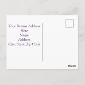 Carte Postale Modèles de save the date personnalisables (Dos)