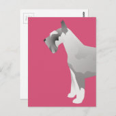 Carte Postale Modèles Schnauzer prêts à Customiser (Devant / Derrière)