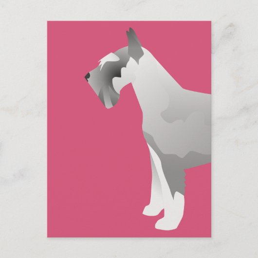 Carte Postale Modèles Schnauzer prêts à Customiser (Devant)