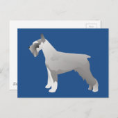 Carte Postale Modèles Schnauzer prêts à Customiser (Devant / Derrière)