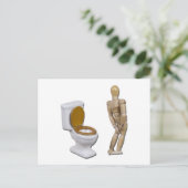 Carte Postale ModelInNeedNextToToilet121611 (Debout devant)