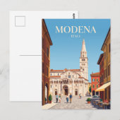 Carte Postale Modène, Italie (Devant / Derrière)