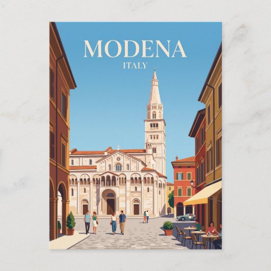 Carte Postale Modène, Italie (Devant)