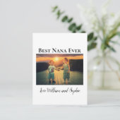 Carte Postale Modern Best Nana Ever Photo  (Debout devant)