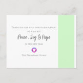 Carte Postale Modern Corporate Company Logo Photo 2026 Calendar (Dos)