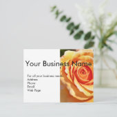 Carte Postale Modern Flora Business Card Template (Debout devant)