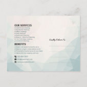 Carte Postale Modern House Cleaning Maid Service Housekeeping (Dos)