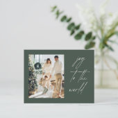 Carte Postale Modern Photo Christmas (Debout devant)