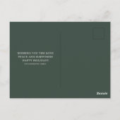 Carte Postale Modern Photo Christmas (Dos)