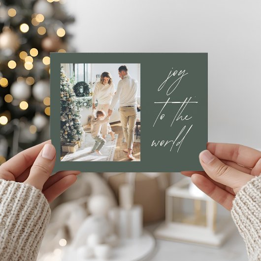 Carte Postale Modern Photo Christmas