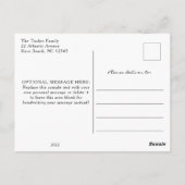 Carte Postale Moderne 2022 Photo Graduation Faire-part (Dos)