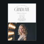 Carte Postale Moderne 2023 diplômé Open House Celebration<br><div class="desc">Moderne 2023 diplômé Open House Celebration Invitation et grand faire-part</div>