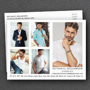 Carte postale moderne 5 Photos Pro Modèle Comp Car