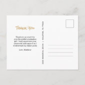 Carte Postale Moderne 6 photo Collage Merci de graduation (Dos)