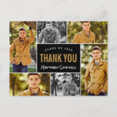 Carte Postale Moderne 6 photo Collage Merci de graduation (Devant)