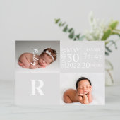 Carte postale moderne Baby Faire-part de naissance (Debout devant)