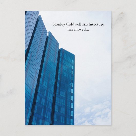 Carte Postale Moderne Bâtiment Vertical Personnalisé Déplacement (Devant)