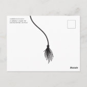 Carte postale moderne Black Tassel Graduation Part (Dos)
