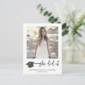 Carte Postale Moderne brossé Casquette de la photo de la postc (Debout devant)