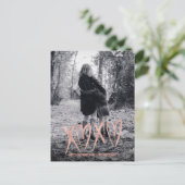 Carte postale moderne Brossé Rose Gold Valentine (Debout devant)