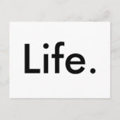 Carte Postale moderne chic LIFE. | (Devant)