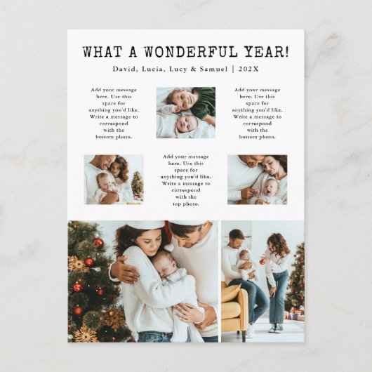 Carte postale moderne Collage de photos (Devant)