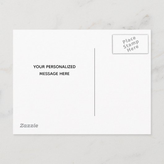 Carte postale moderne d'annonce de naissance (Dos)