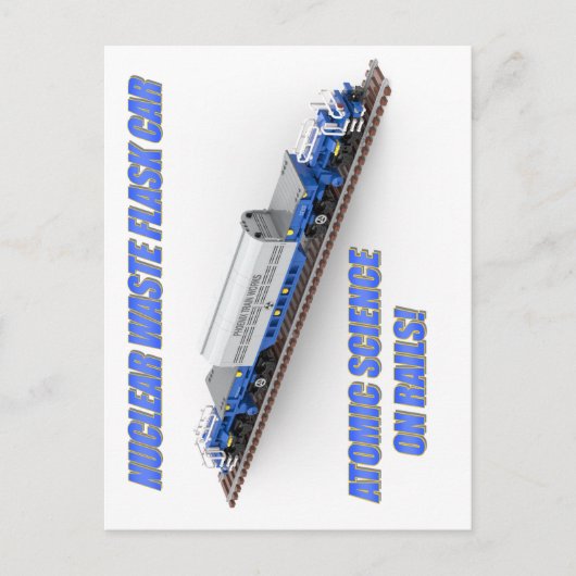 Carte postale moderne de déchets nucléaires britan (Devant)