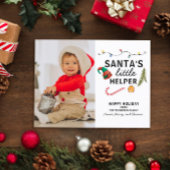 Carte postale moderne de Noël pour bébé