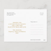 Carte postale moderne de photo rouge du Joyeux (Dos)