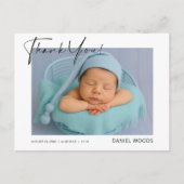 Carte postale moderne de remerciement pour l'annon (Devant)