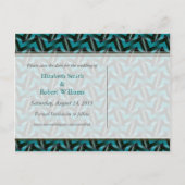 Carte postale moderne de sauvegarde de date de mar (Dos)