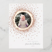 Carte postale moderne de vacances de neige hiverna (Recto)