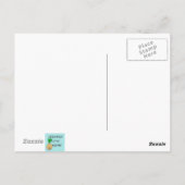 Carte postale moderne du milieu du siècle (Dos)