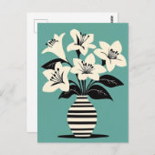 Carte Postale Moderne du milieu du siècle #218 (Devant / Derrière)