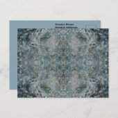 Carte Postale Moderne D'Un Art Abstrait Semblable Dans Une Humeu (Devant / Derrière)