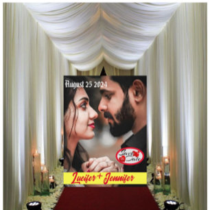 Carte postale moderne Elegant Custom Wedding Invit